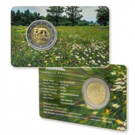 Letland 2 Euro "Landbouw" 2016 BU Coincard