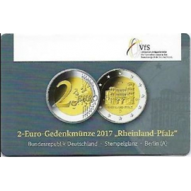Duitsland 2 euro 2017  Rijnlands Palts  A Coincard