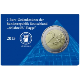 Duitsland 2 euro 2015 'Europese Vlag'  blauwe coincard