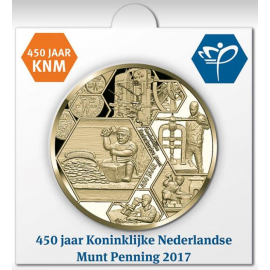 450 jaar Koninklijke Nederlandse Munt penning 2017