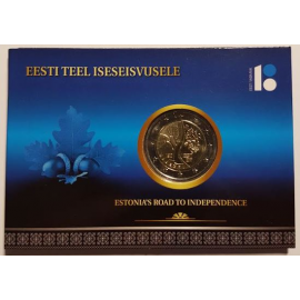 VVK Estland 2 euro  2017  Pad naar Onafhankelijkheid  Coincard