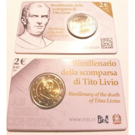 Italië 2 Euro 2017  Tito Livio  BU Coincard