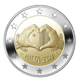 Malta 2 euro 2016  Love met MMT