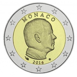 Monaco 2 Euro 2016 normaal  UNC