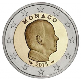 Monaco 2 Euro 2015 normaal  UNC