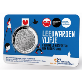 VVK Leeuwarden Vijfje 2018 BU-kwaliteit in coincard 