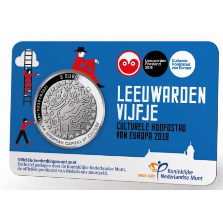 VVK Leeuwarden Vijfje 2018 UNC coincard 
