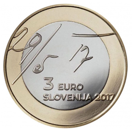 Slovenië 2017   3 Euro  "Mei-Manifest" 