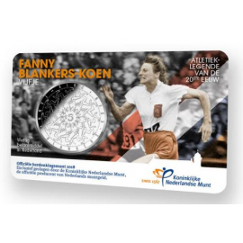 Het Fanny Blankers-Koen Vijfje 2018 UNC  coincard