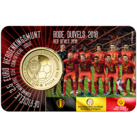 2,5 euro België 2018 ‘Rode Duivels’  BU coincard Ned.