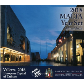 Malta BU set Blister 2018 Valletta