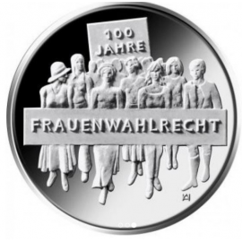 Duitsland 20 Euro 2019  100 jaar Vrouwenstemrecht 