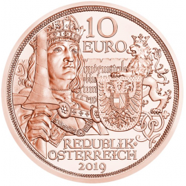 Oostenrijk 10 Euro Ridderlijkheid 2019 Koper UNC