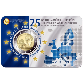 België 2 euro 2019 ’25 jaar oprichting EMI‘ coincard FR