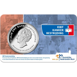 KWF Kankerbestrijding 2019 Penning in coincard