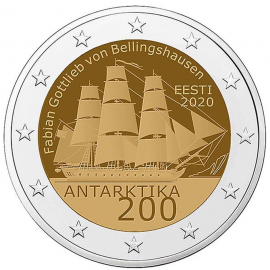 Estland 2 euro 2020  Ontdekking Antartica
