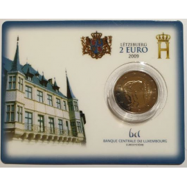 Luxemburg 2 Euro 2009 "Charlotte" in coincard