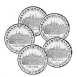 Duitsland 2 euro 2007 'Kasteel Schwerin' UNC ( willekeurige letter )