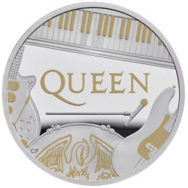 Verenigd Koninkrijk 2 Pound Queen 1 OZ Zilver Proof 2020