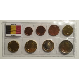 België UNC set 2000