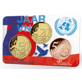 Nederland 2020  75 jaar Verenigde Naties in coincard 