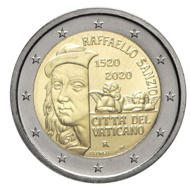 Vaticaan 2 Euro "Raffaello" 2020 BU 