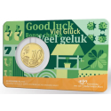Nederland Geluksdubbeltje 2021 in coincard