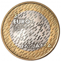 Slovenië 3 Euro Matija Jama 2022  UNC