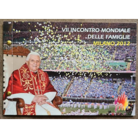 Vaticaan 2012  2 euro Wereldgezinsdagen  Numisbrief