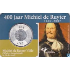 Het Michiel de Ruyter vijfje 2007 UNC Coincard
