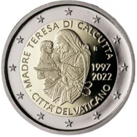 Vaticaan 2 Euro "Moeder Teresa"  2022 