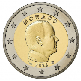 Monaco 2 Euro 2022  UNC