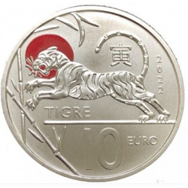 San Marino 10 euro 2022 Chinese kalender tijger