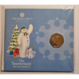 Engeland £0,50 The Snowman and the Snowdog 2022 Blister