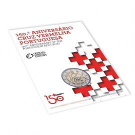 Portugal 2 Euro 2015 "Rode Kruis"  coincard in BU uitvoering
