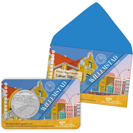 *Nederland Willemstad Vijfje 2023 1e dag coincard