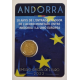 Andorra 2 euro 2022 10 Jaar Overeenkomst EU Coincard