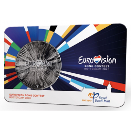 * Nederland 65 jaar Eurovisie Songfestival Penning 2020 coincard