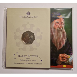 Engeland £0,50 Harry Potter Albus Dumbledore 2023 Blister