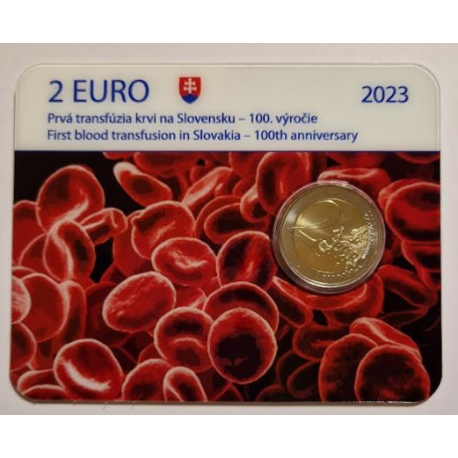 Slowakije 2 Euro 2023 bloedtransfusie  Coincard