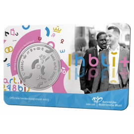 *Nederland 50 jaar erkenning COC Vijfje 2023 UNC coincard