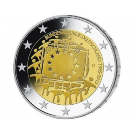 Duitsland 2 euro 2015 'Europese Vlag'  (willekeurige letter)