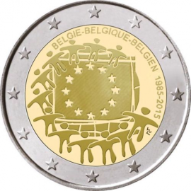 België 2 euro 2015 'Europese Vlag'   UNC