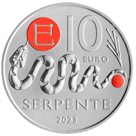 San Marino 10 euro 2023 Chinese kalender Slang