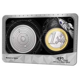 Nederland 2023 Women to Space penning Coincard