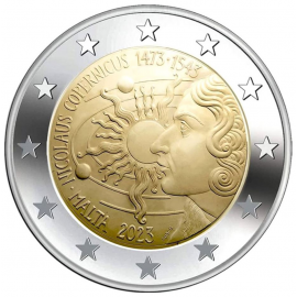 Malta 2 Euro 2023 Nicolaas Copernicus