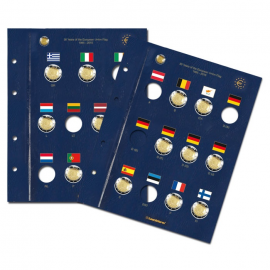 Leuchtturm Vista Euro muntbladen voor 2-Euromunten '30 jaar Europese vlag 1995 - 2015 '   347758