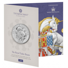Engeland £5 The Royal Tudor Beasts The Seymour unicorn 2023 Blister