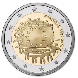 Portugal 2 euro 2015 'Europese Vlag'   UNC