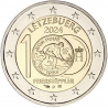 Luxemburg 2 euro 2024 100 Jr. 1 Franc Gieterij Arbeider UNC